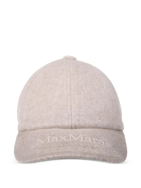 Max Mara logo-embroidered cap Neutrals 2624576031600
