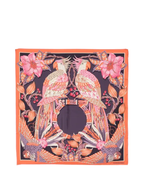 Ferragamo animal-print scarf Orange 795117