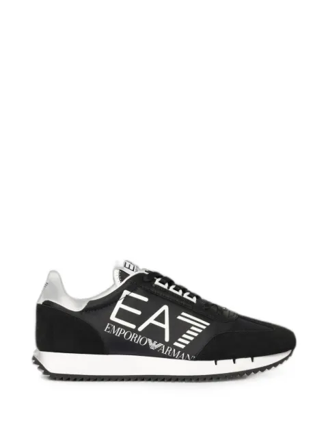 Ea7 Emporio Armani logo-print panelled sneakers Black 7X000541AF18609MZ175