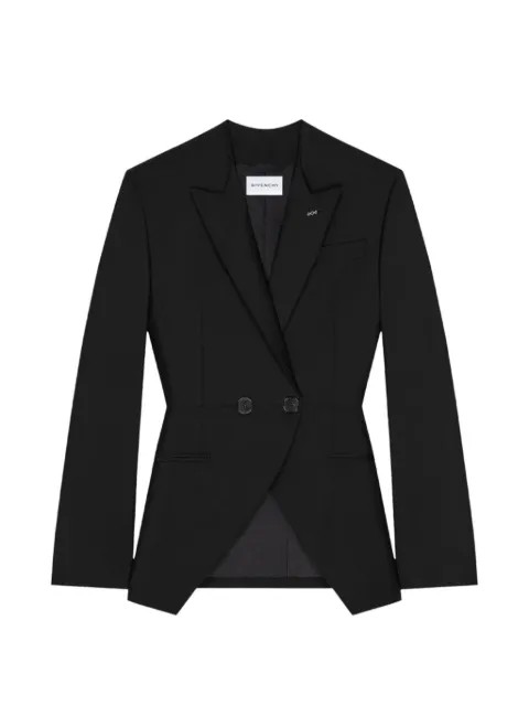 Givenchy double-breasted wool blazer Black BW30R3100H