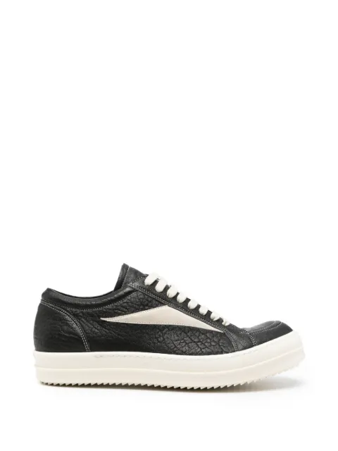Rick Owens leather sneakers Black RU02F4897LBBLVS