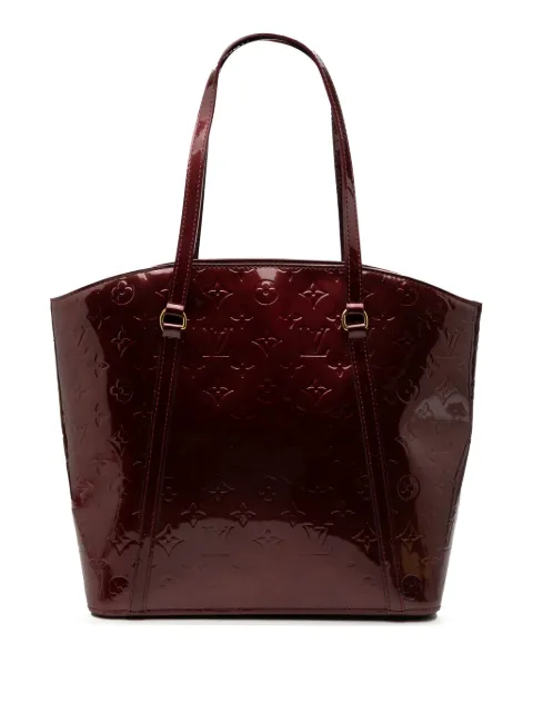 Louis Vuitton Pre-Owned 2012 Mongoram Vernis Avalon MM tote bag Red R9FNSHKRNH9DV08Y