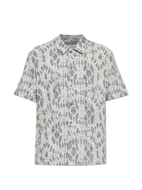 SAMSOE SAMSOE Sakvist snake-print shirt Neutrals M252000390