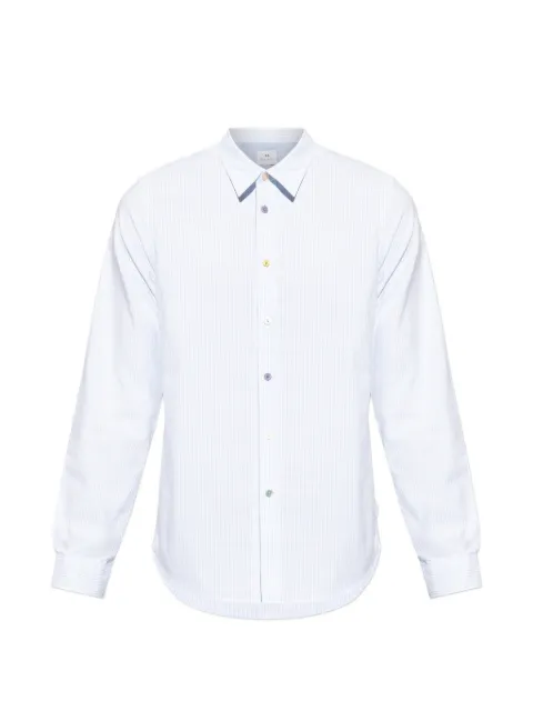 PS Paul Smith striped cotton shirt Blue M2R612PW21846