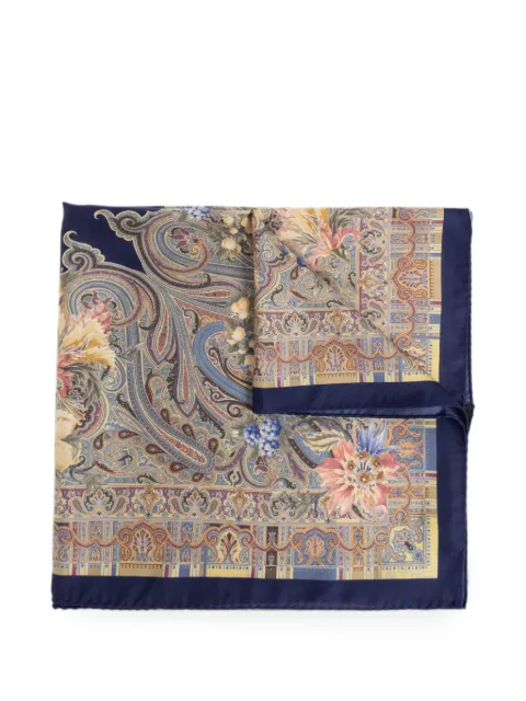 ETRO paisley-pattern scarf Blue WAXA0008AK1AR