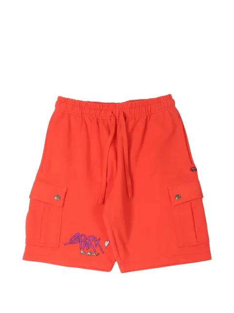 Chrome Hearts Matty Boy Sick Hearts cargo track shorts Orange CHRM1410