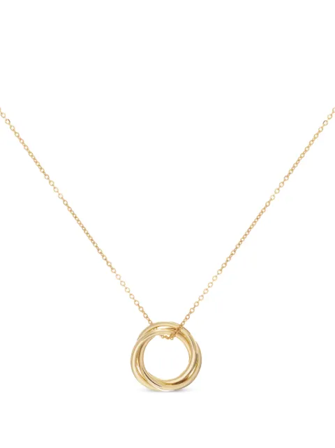 AUREE JEWELLERY Knightsbridge Russian wedding ring necklace Gold KNIGHTSBRIDGEGOLDRINGNECKLACE