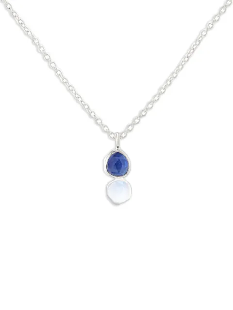 AUREE JEWELLERY mini Manhattan sapphire necklace Silver MINIMANHATTANSAPPHIRESILVERNECKLACE