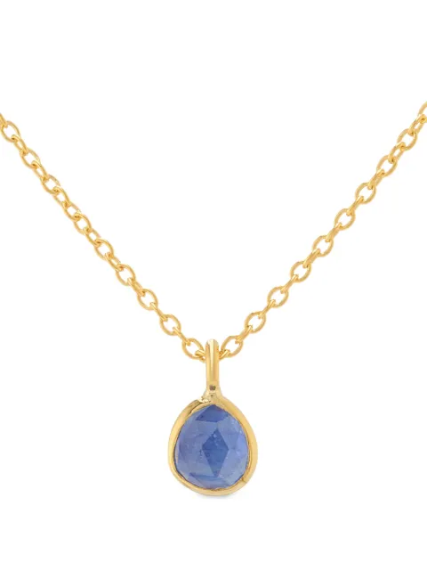 AUREE JEWELLERY mini Manhattan sapphire necklace Gold MINIMANHATTANSAPPHIREGOLDNECKLACE