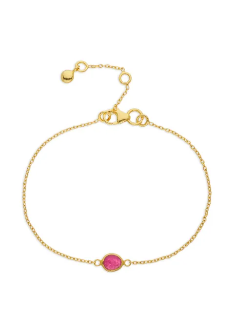 AUREE JEWELLERY mini Manhattan ruby bracelet Gold MINIMANHATTANRUBYGOLDBRACELET