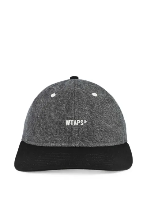 WTAPS T-6M 07 logo-embroidered denim cap Black 261HCDTHT11