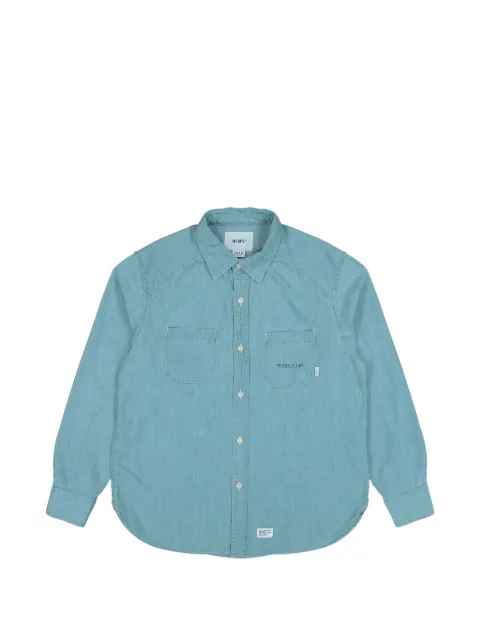 WTAPS CB long-sleeved shirt Blue 261WVDTSHM03