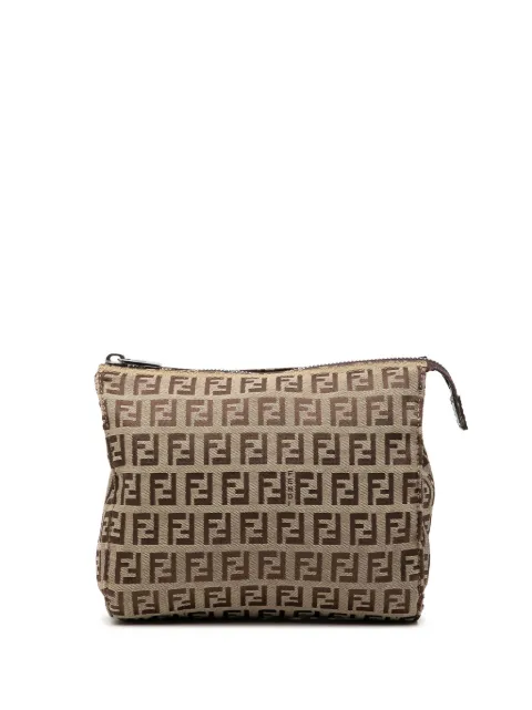 Fendi Pre-Owned 2000-2010 Zucchino Canvas pouch Neutrals B8SJK4WW0RSS8ZTJ