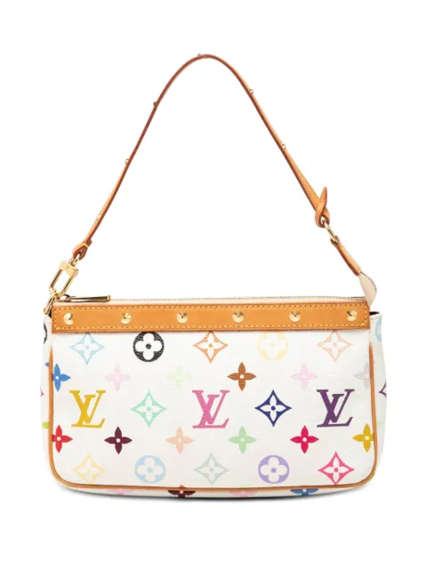 Louis Vuitton Pre-Owned 2008 Monogram Multicolore Pochette Accessoires shoulder bag White 7E970N1CVOVDILHX