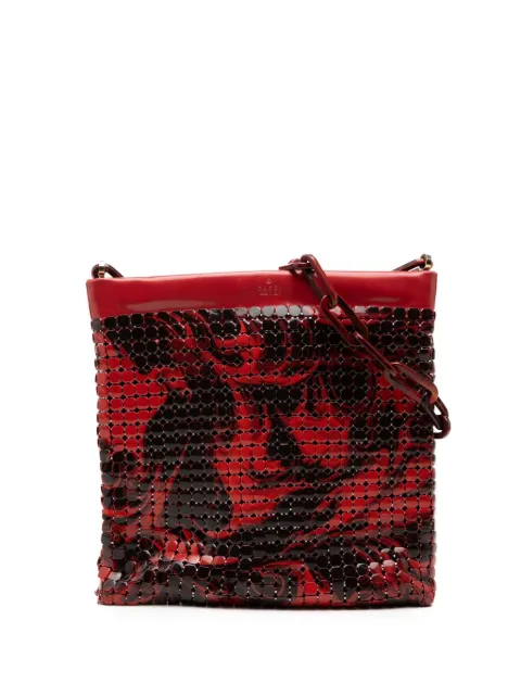 Gucci Pre-Owned 2000-2015 Metal Abstact Lava Chainmail shoulder bag Red 26DJS7PFNQA0CM6U