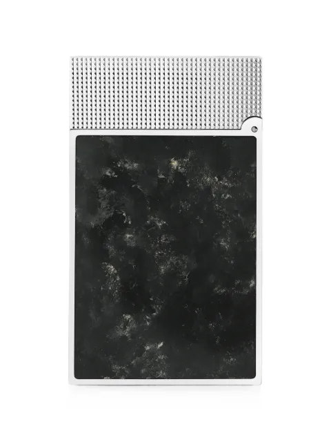 S.T. Dupont engraved marble-effect lighter Black C16016CL