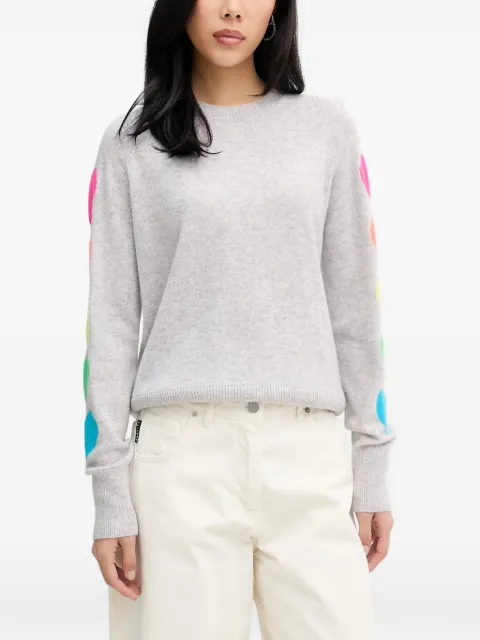 FROM FUTURE heart-intarsia raglan-sleeve sweater Grey WPR03705