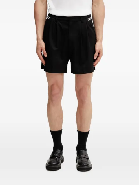 Fred Perry logo-embroidered shorts Black ST2104