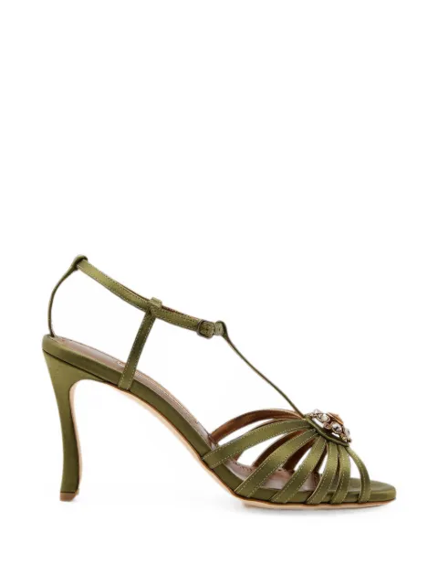 Manolo Blahnik Fulcon heeled sandals Green 2262105