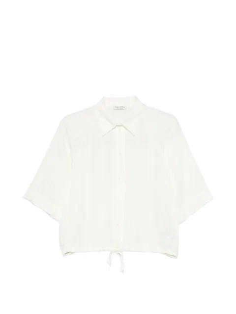 Marc O'Polo drawstring-hem shirt Neutrals 5000014341003