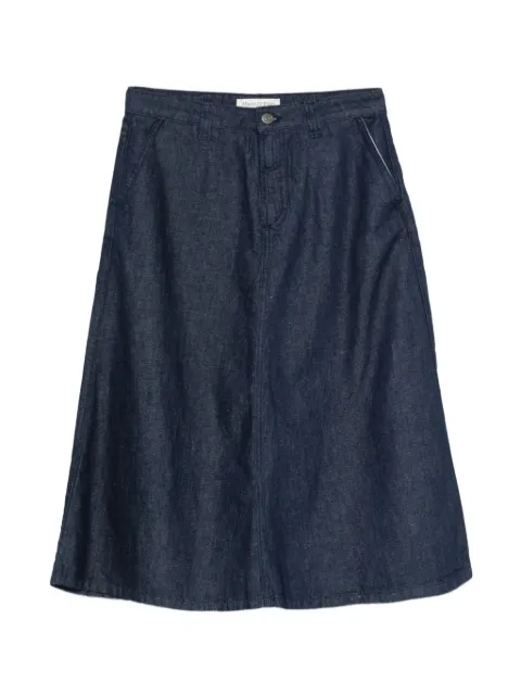 Marc O'Polo A-line denim midi skirt Blue 5000014450003
