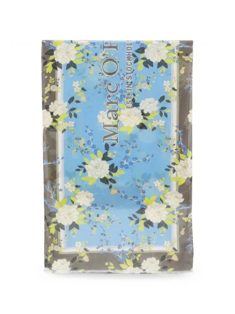 Marc O'Polo floral-print scarf Blue MPO50000144374931