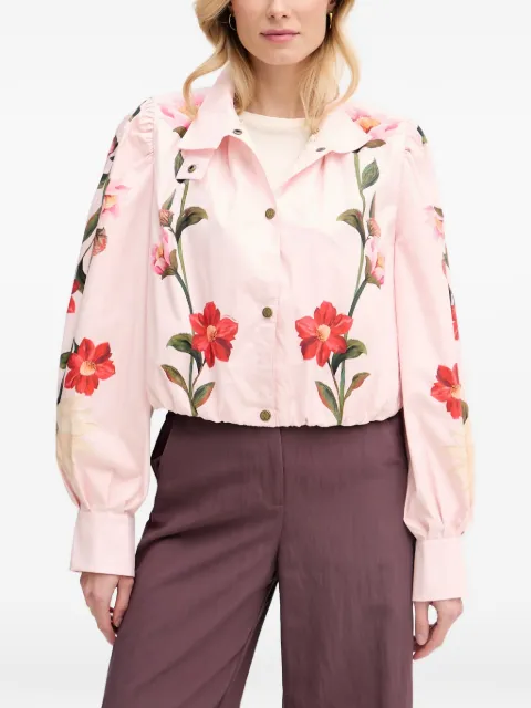 Barbour x FARM Rio Madalena floral-print jacket Pink LSP0334