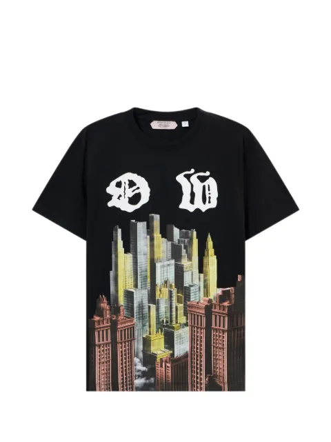 Off-White graphic-print Palace T-shirt Black 44MAA027Z26J002001
