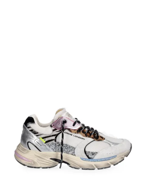 Crime London Fugitive 9094 glitter-details sneakers Neutrals 25303AA868