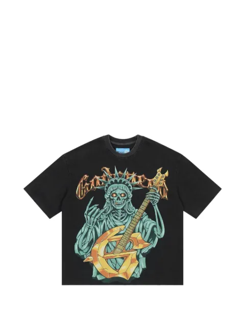 GODSPEED Liberty Rock graphic-print T-shirt Black GLRTNG