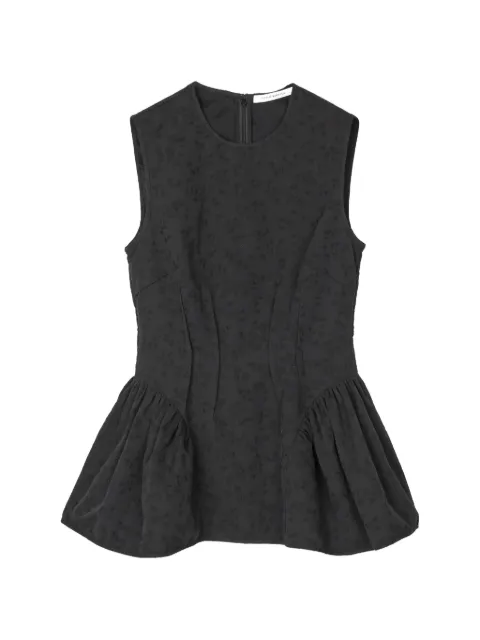 Cecilie Bahnsen Daimi Eira-matelassé sleeveless blouse Black CBDAIMITOPEIRAMATELASS