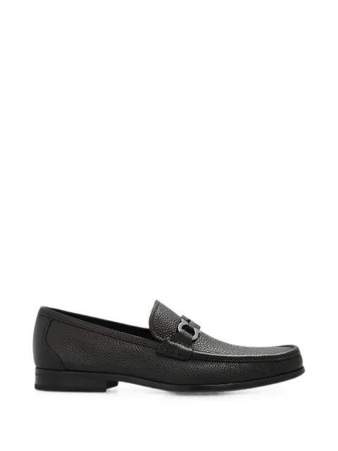 Ferragamo Gancini buckle loafers Brown 642847
