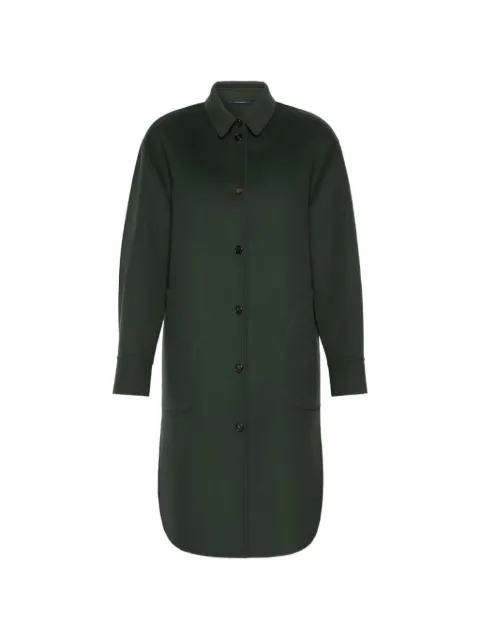 'S Max Mara virgin wool button-down coat Green 2629016011600018