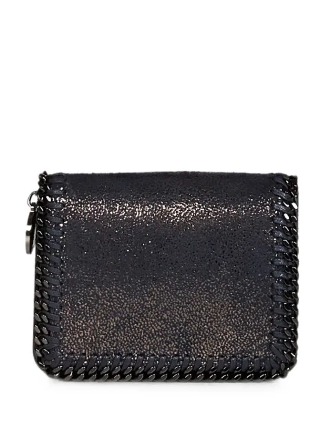 Stella McCartney Falabella chain-trim wallet Blue 7P0085WP04894018