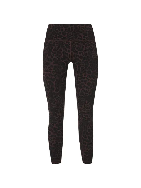 Sweaty Betty leopard-print high-waisted leggings Brown SB04206