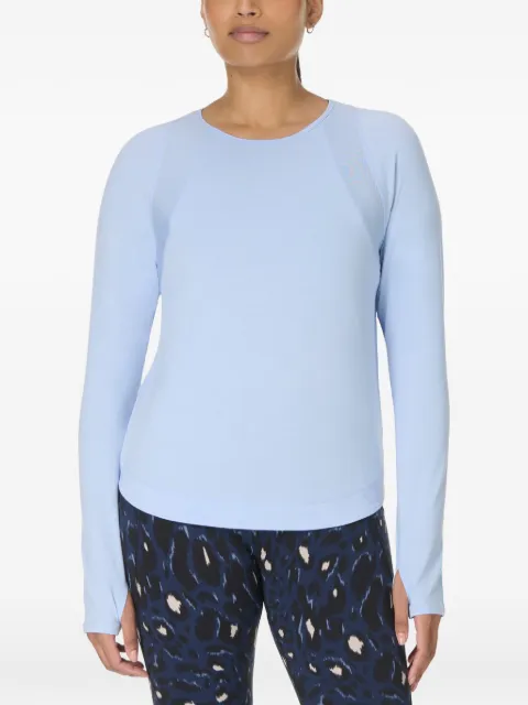 Sweaty Betty mesh-panel long-sleeve top Blue SB9911
