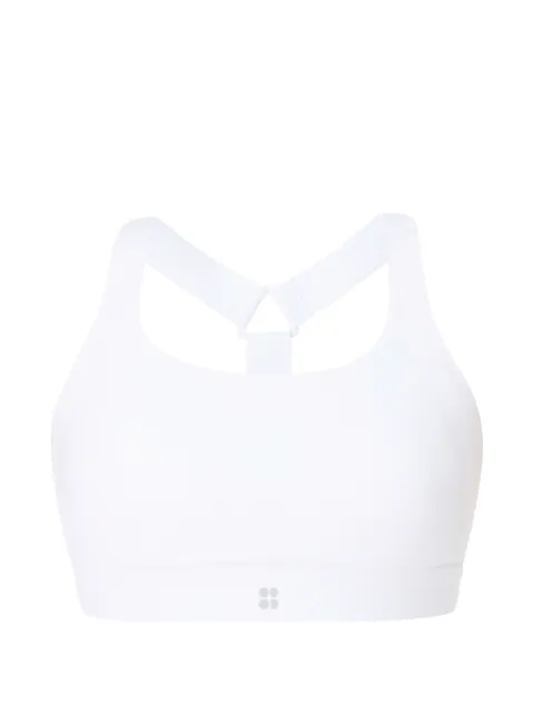 Sweaty Betty Power scoop-neck racerback sports bra White SB10229