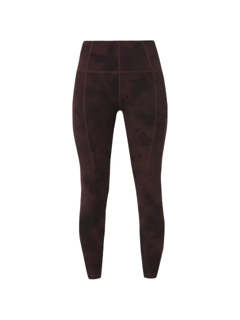 Sweaty Betty tie-dye yoga leggings Brown SB6916