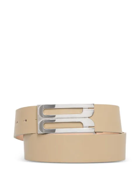 Victoria Beckham Dorian logo-buckle belt Neutrals 1326ABL007591A