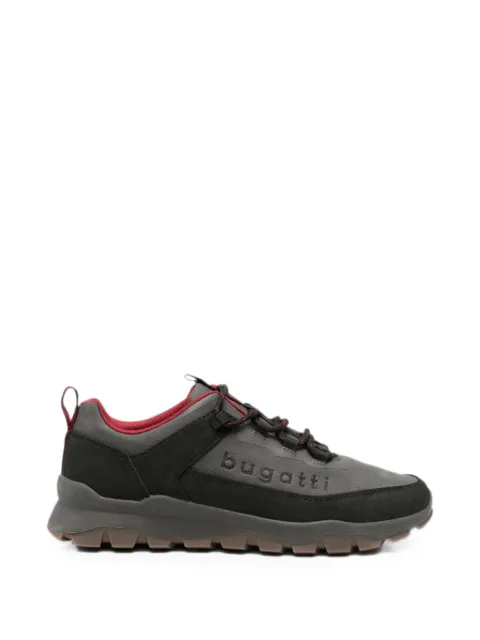 Bugatti panelled logo-debossed sneakers Grey 323A0B0150551110