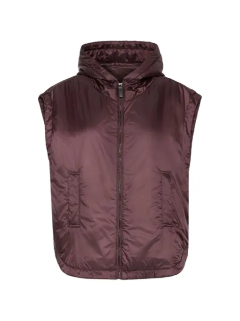 Max Mara hooded gilet Purple 2629296034
