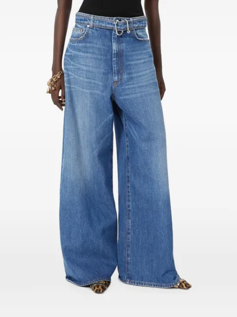 Sportmax belted wide-leg jeans Blue 2622186045600