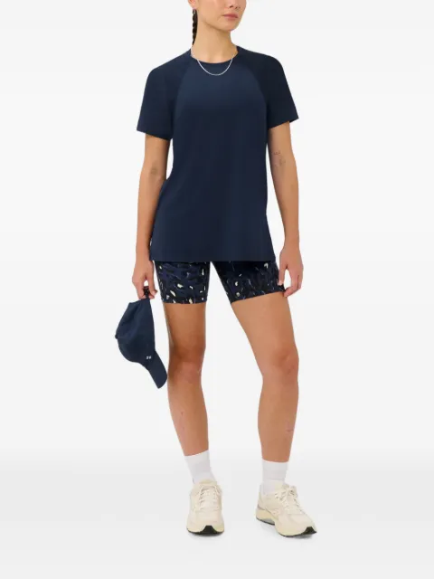 Sweaty Betty leopard-print high-waisted shorts Blue SB4822P