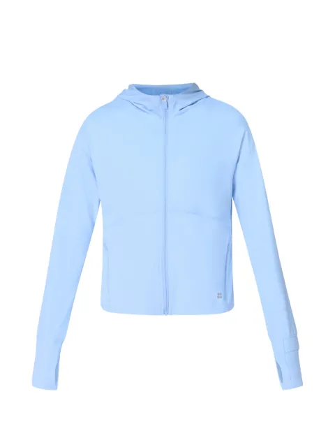 Sweaty Betty zip-up lightweight jacket Blue SB9881
