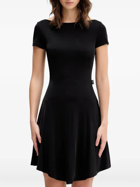 VETEMENTS open-back bow-detail mini dress Black WE76DR540