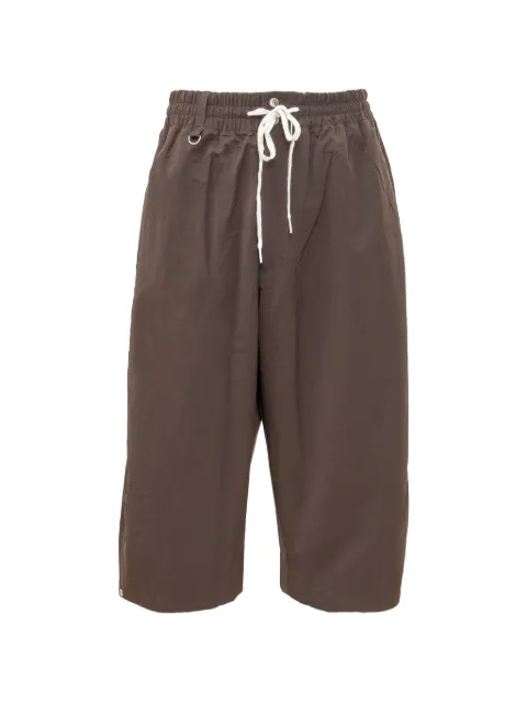 Y-3 x Wales Bonner Rip shorts Brown KS3971