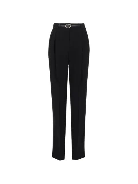Max Mara belted pleated trousers Black 2626136025600