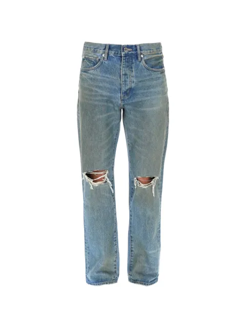 Purple Brand distressed faded jeans Blue P011HSBM326MIDINDIGO