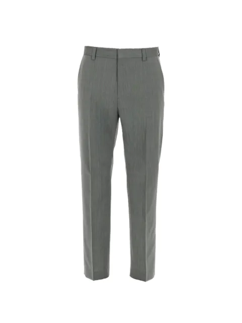 HUGO tailored pressed-crease trousers Grey 5055378810276198388