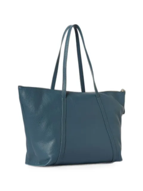 Coccinelle Nory grained leather shoulder bag Blue E1U45110101